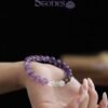 Purple Rock-Crystal Amethyst Bracelet