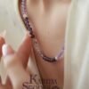 Purple Rock-Crystal Amethyst Necklace