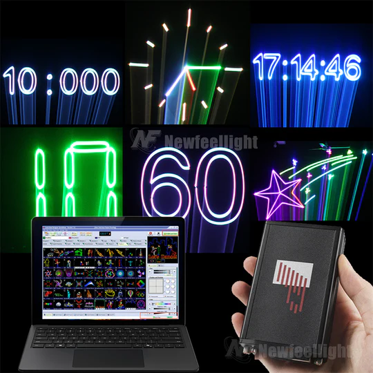 60W RGB Outdoor Laser Light Show System – Waterproof Stage Projector