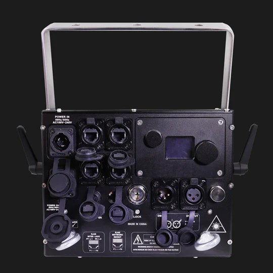 10W 40K Galvanometer Full Color Laser Light Projector Built-in FB4 For Laser Show